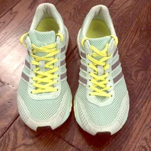 Mint Adidas Adios Boost Running Shoe